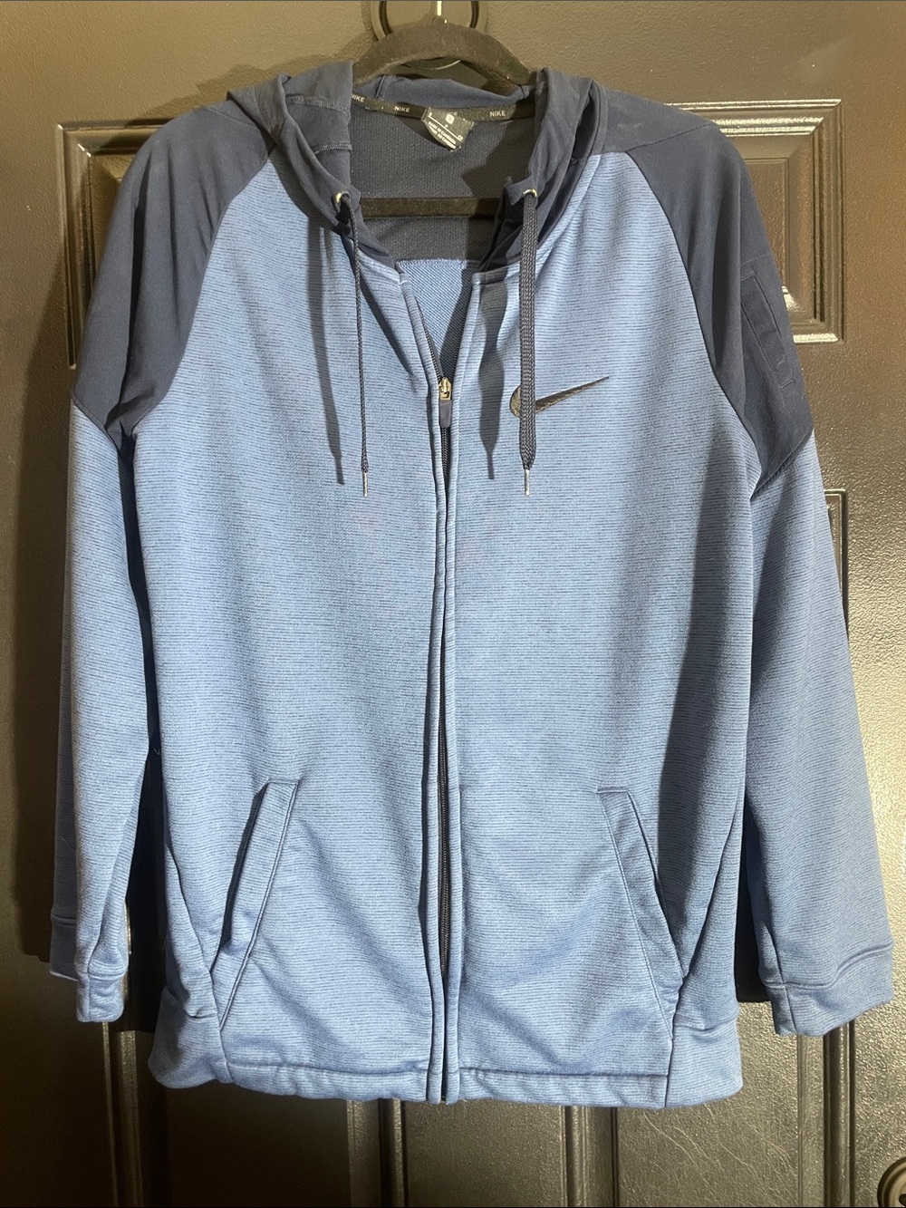 Nike Blue Two-Tone Full-Zip Hoodie Jacket